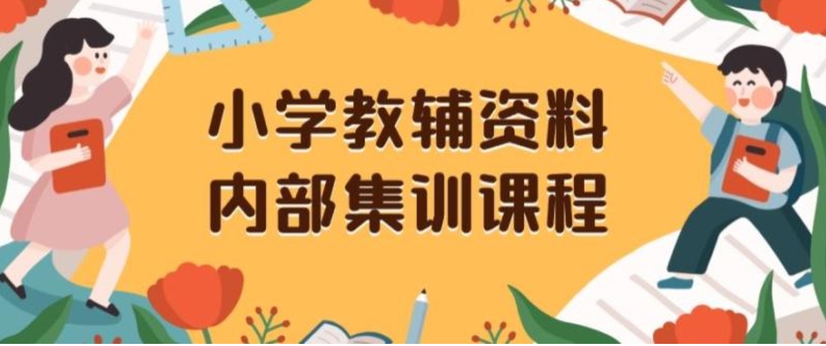 小学教辅资料，内部集训保姆级教程，私域一单收益29-129-大源资源网