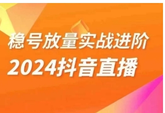 稳号放量实战进阶—2024抖音直播，直播间精细化运营的几大步骤-大源资源网